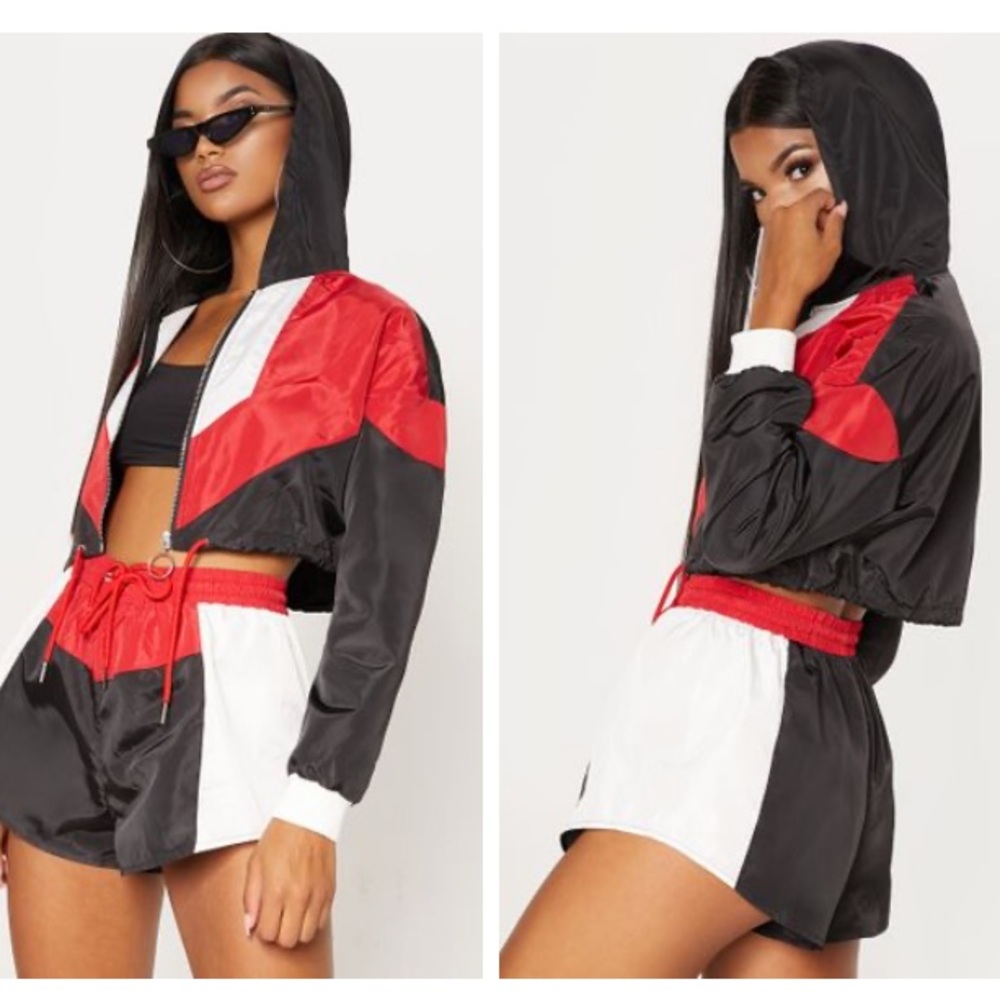 PLT Cropped Windbreaker
